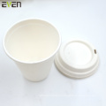 Wholesale Disposable 8 OZ Sugarcane Bagasse Cups Coffee Cup With Lid